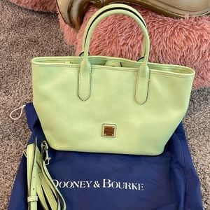 Dooney & Bourke mint green EUC with dust bag